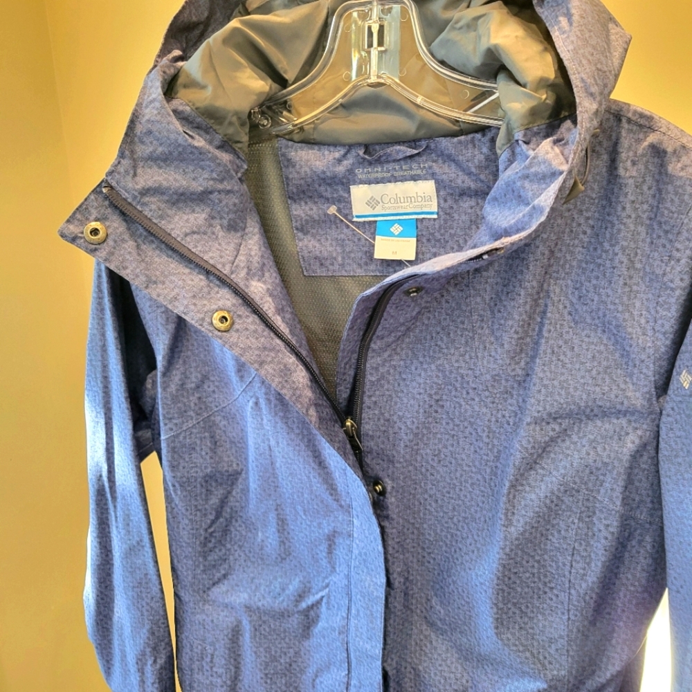 NWOT!Columbia Blue Rain coat - Picture 6 of 10